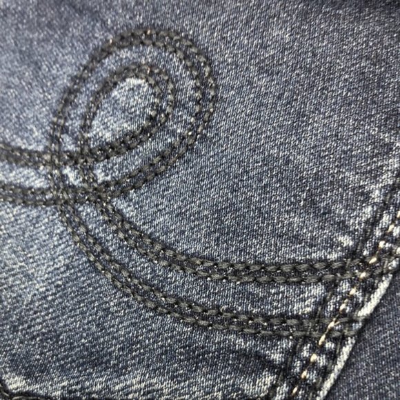 LIKE NEW SEVEN7 SKINNY JEANS 8/28x30 EMBROIDERED BACK POCKETS 😎 - Picture 13 of 16